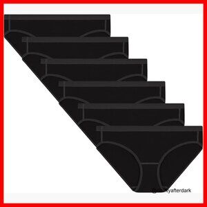 Viscose Spandex Bikini Panties Full Coverage No Show Pack of 6